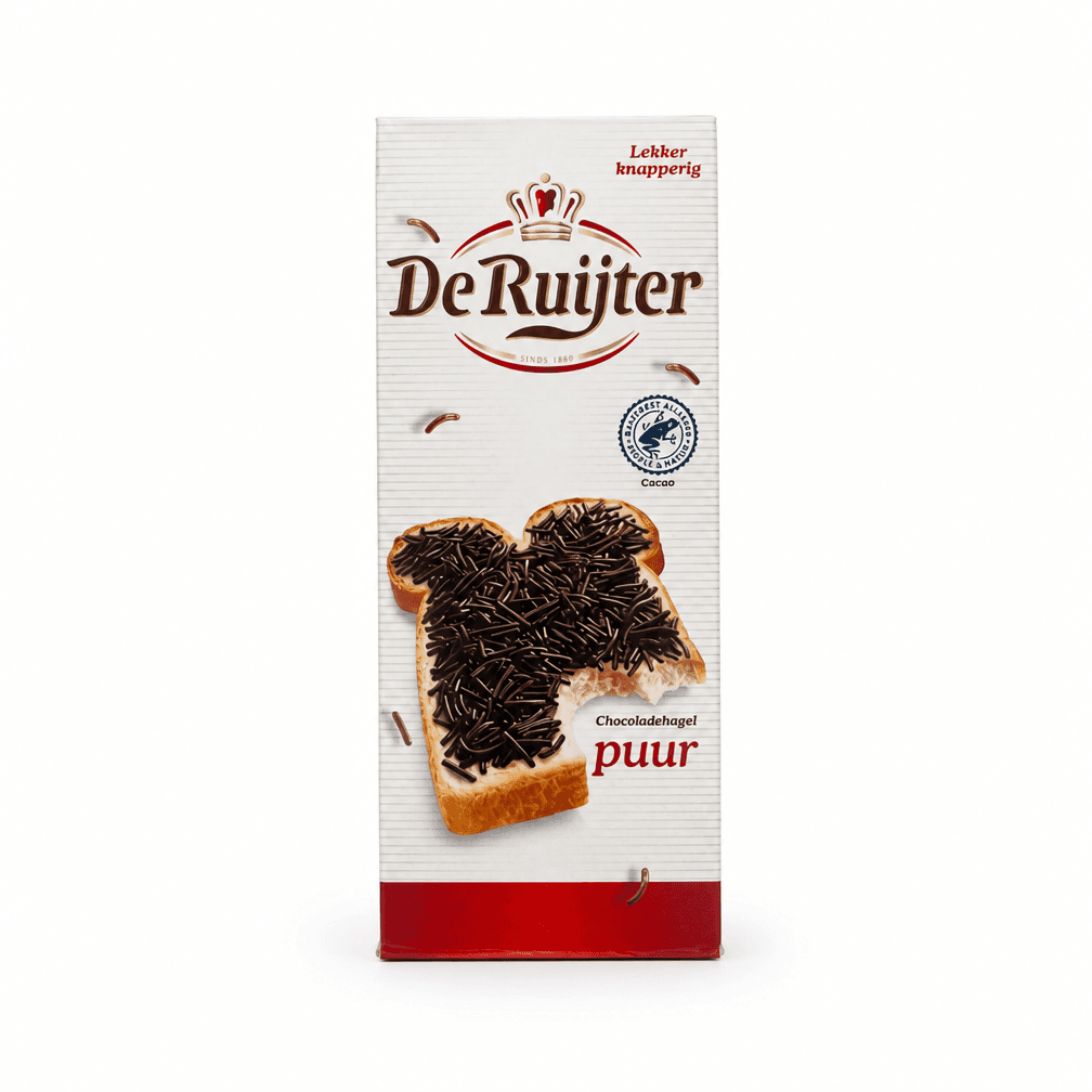 Pak De Ruijter Chocolade Hagelslag puur zwart 2 pakken