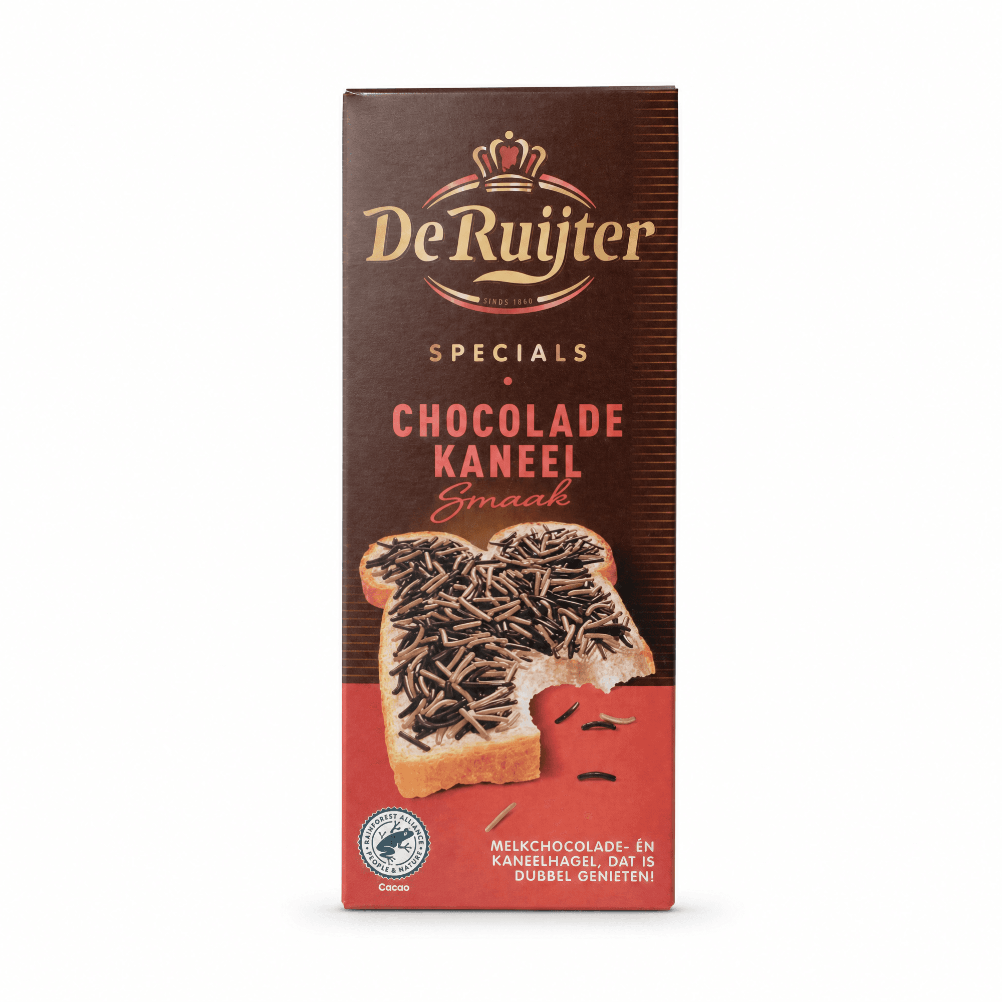 2 pakken De Ruijter Hagelslag Chocolade Kaneel 200g