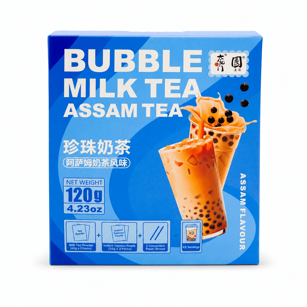  2 pakken Tai Yang Men Bubble milk tea Assam 120g
