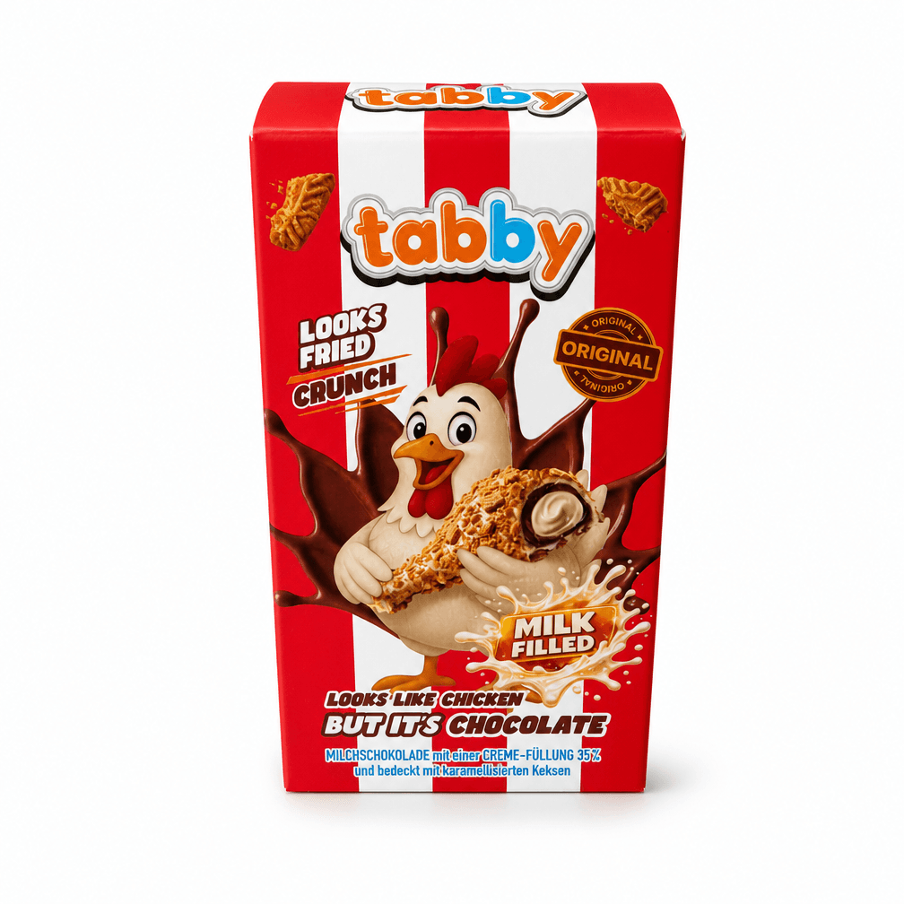 Pak Tabby Chicken Leg Crumble chocolade snoep 2 x 50 g