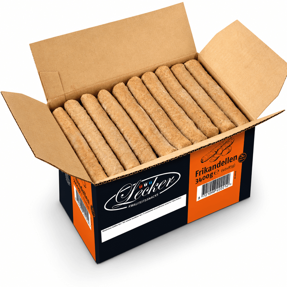 LECKER Frikandellen 40x85g (Halal) 