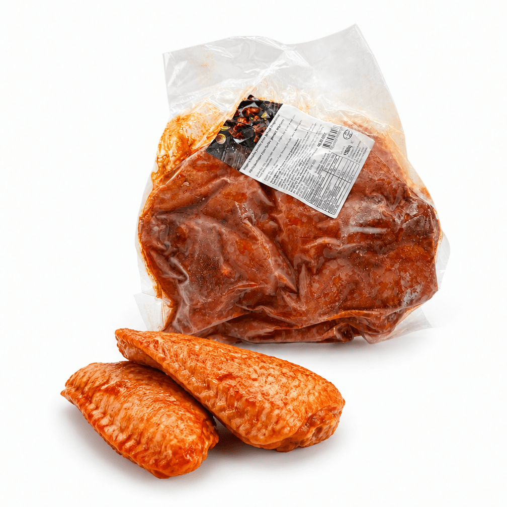 Kippenvleugels 2-delig gekruid DV 1,5kg