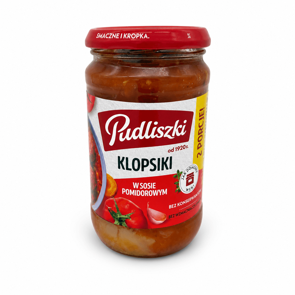 Pot Pudliszki varkens gehaktballen in tomatensaus 590 g, 3 x 1 pot