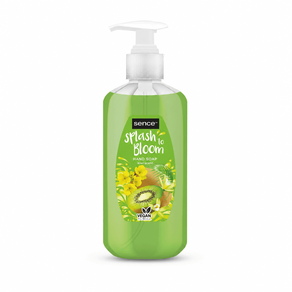 Fles Sence Handzeep Splash to Bloom Kiwi groen, 3 x 500 ml