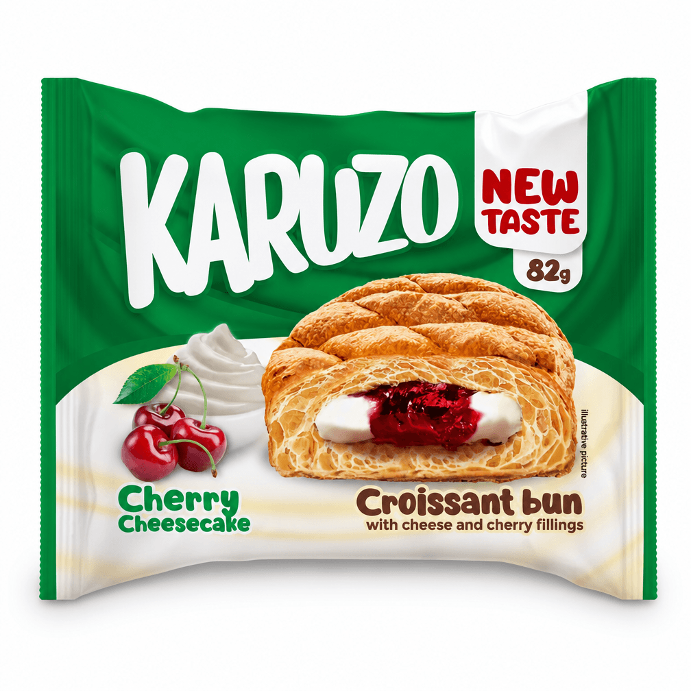 6 stuks KARUZO CHERRY CHEESECAKE 82g