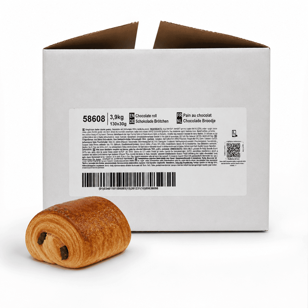 Doos Mini Chocolade Broodjes 130 x 30 g