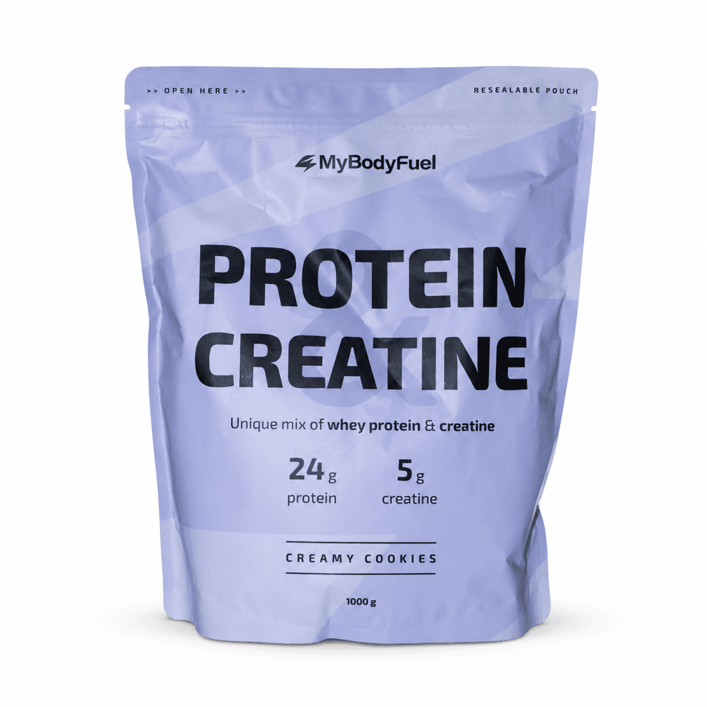 MyBodyFuel Whey Protein & Creatine - Creamy Cookies 1000g