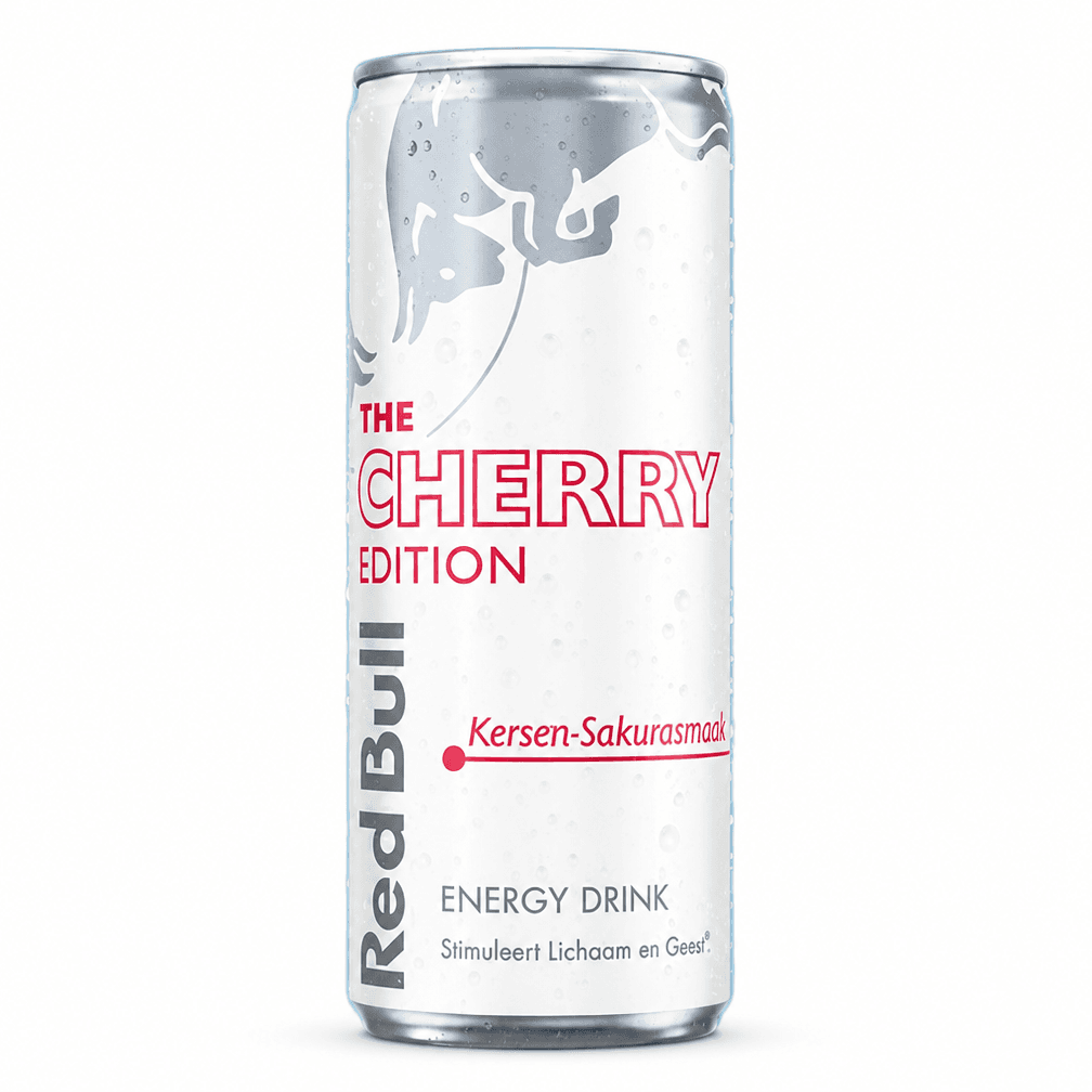 Blik Red Bull Cherry Edition energiedrank kers, 6 x 250 ml