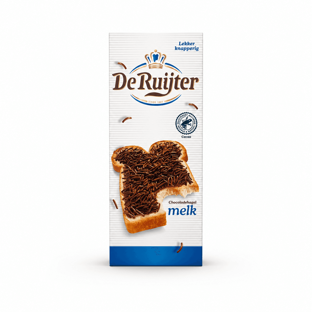 Pak De Ruijter Chocolade Hagelslag melk bruin 2 pakken