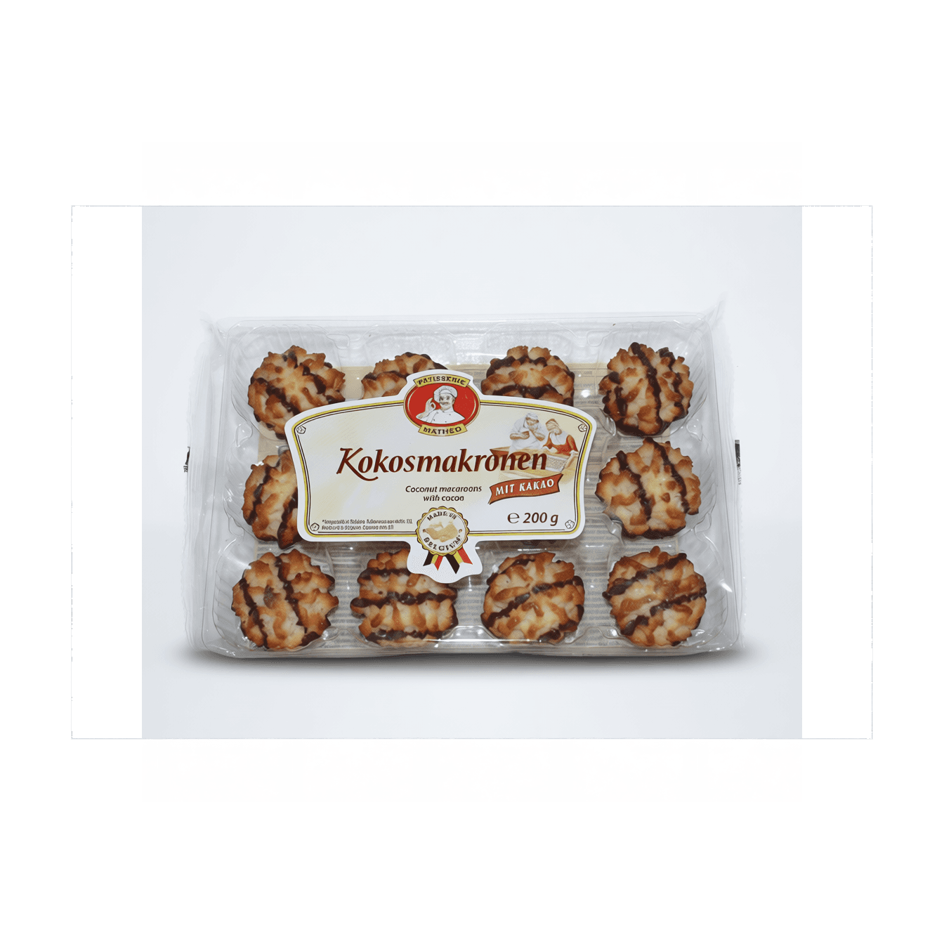Kokosmakronen chocola 200g