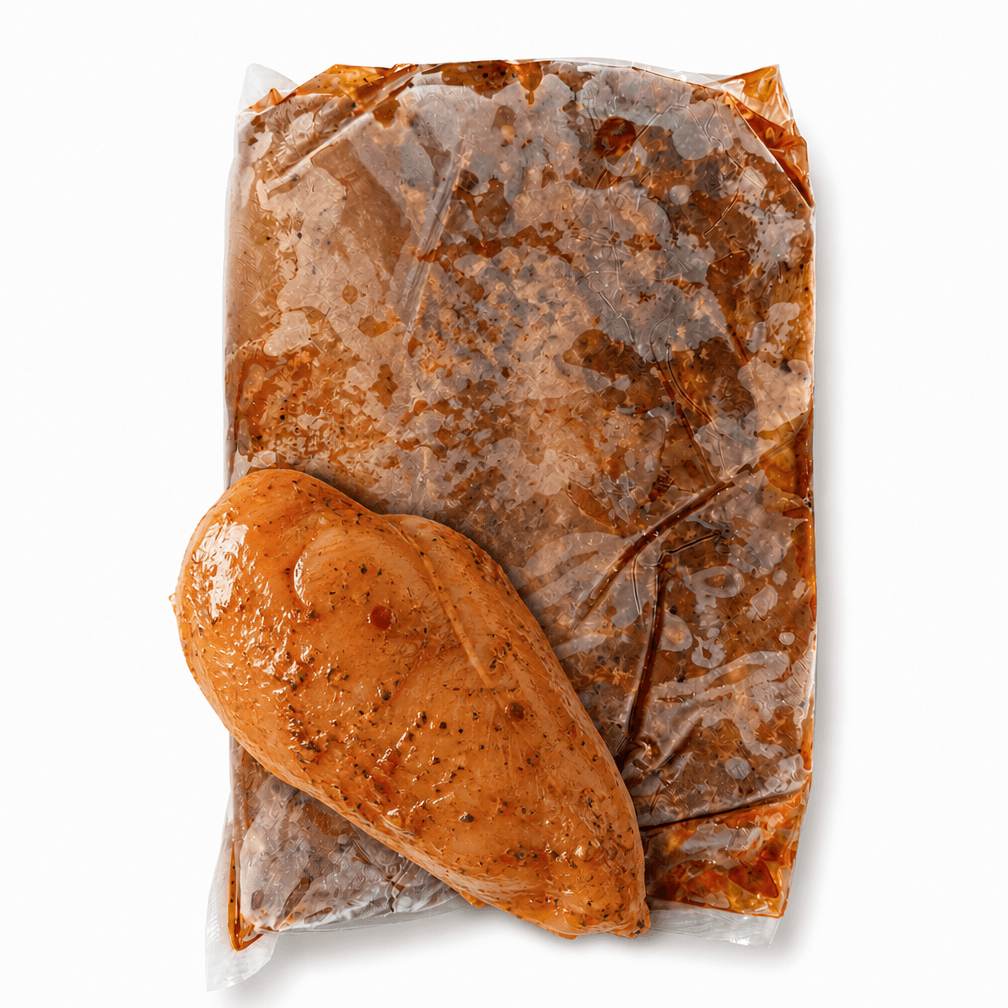Kippenbovendij Steaks BBQ gekruid  1kg