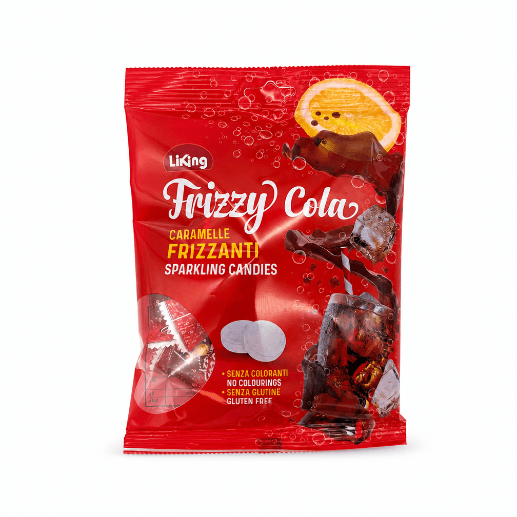 Zak Liking Frizzy Cola snoep 150 g, 3 x 1 zak