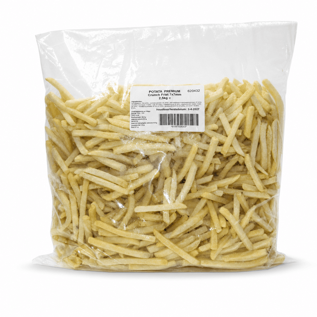 Potata premium crunch friet 7x7mm 2,5kg
