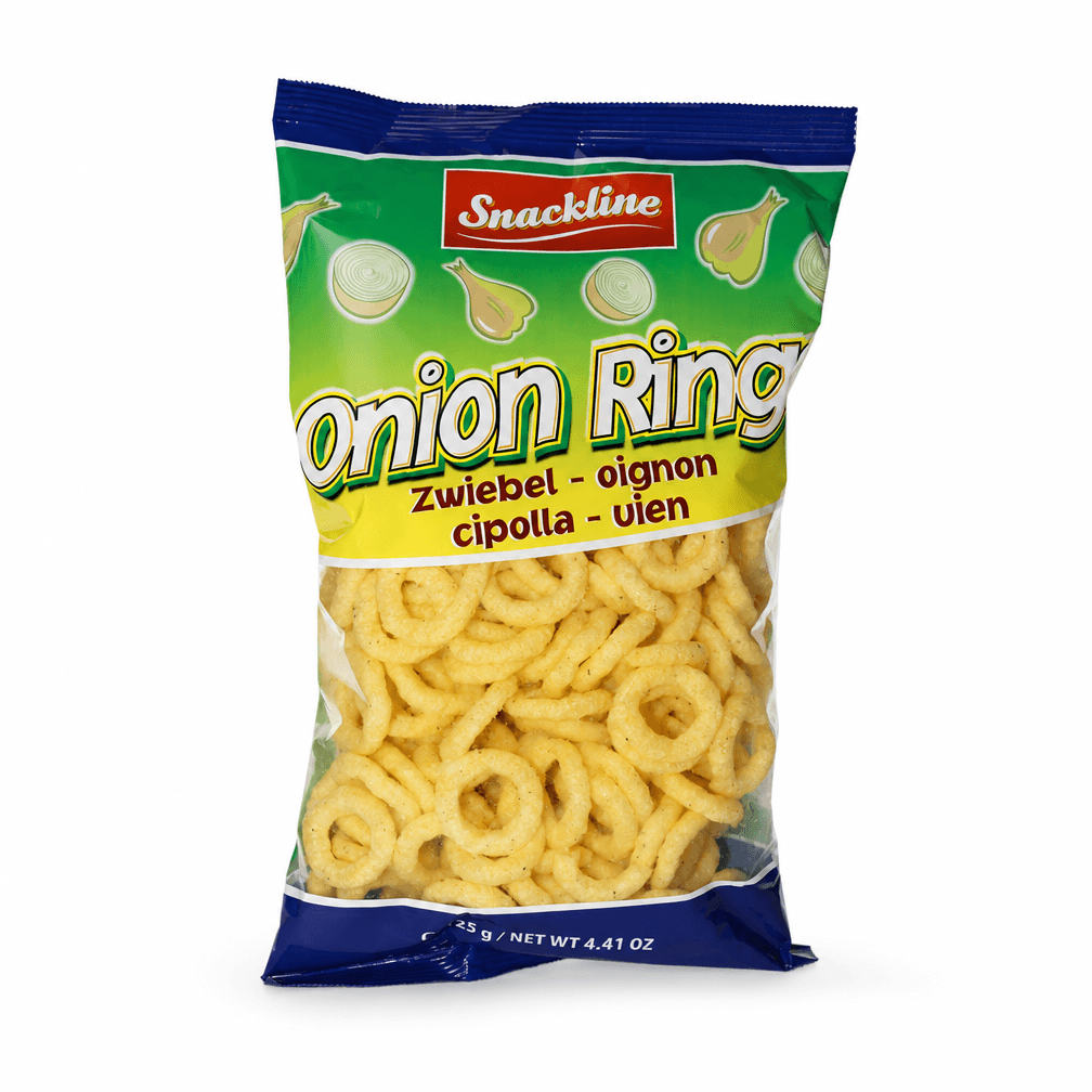 Onion rings maissnack gezouten 125g