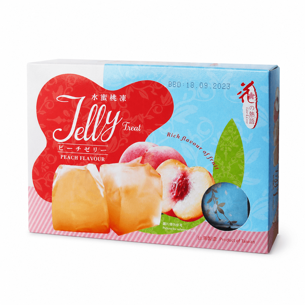 3 pakken Love & Love Fruit Jelly Perzik 200g