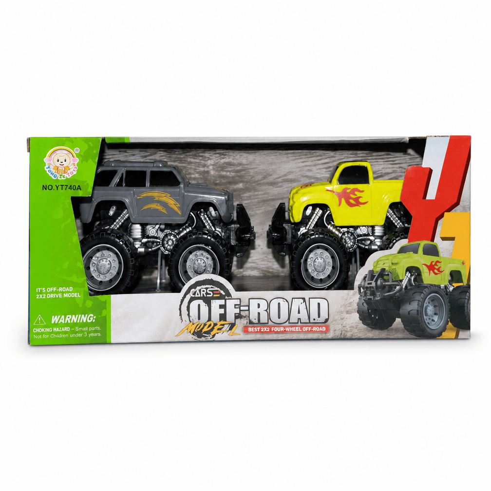 Auto off road 14,5 cm 2 stuks, OTB