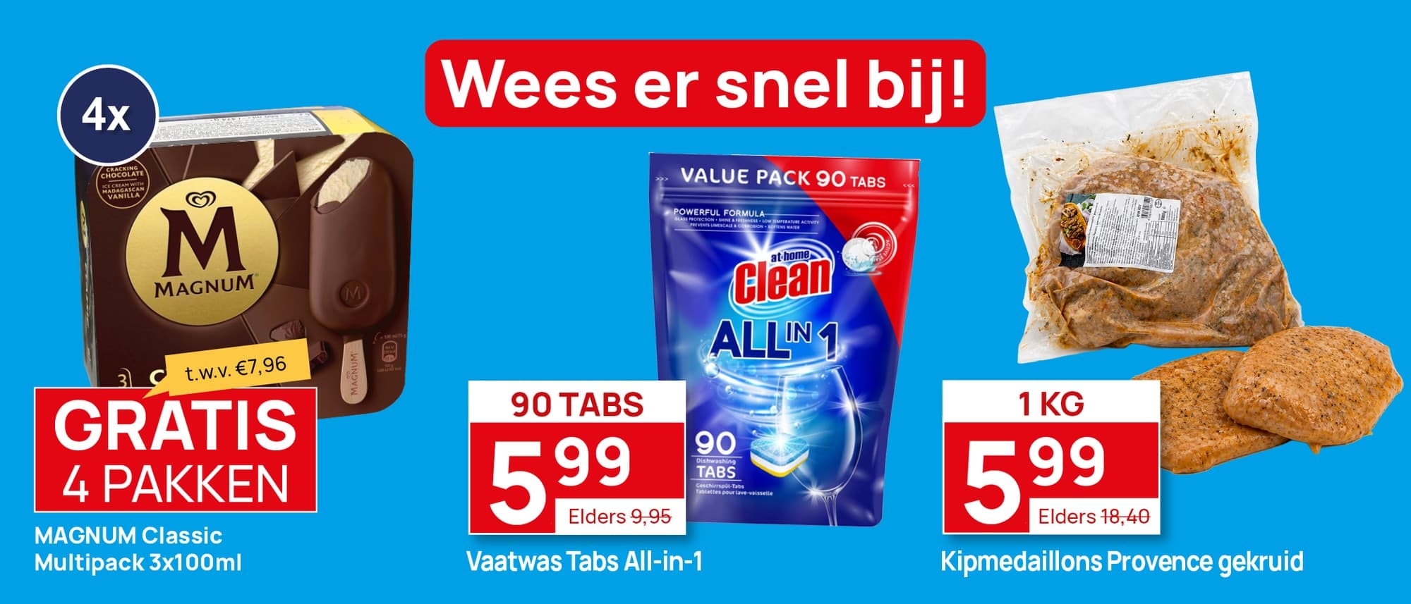 De goedkoopste boodschappen!