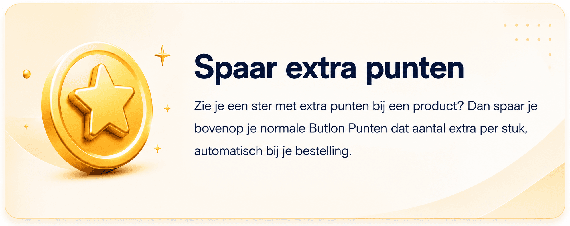 Spaar extra punten