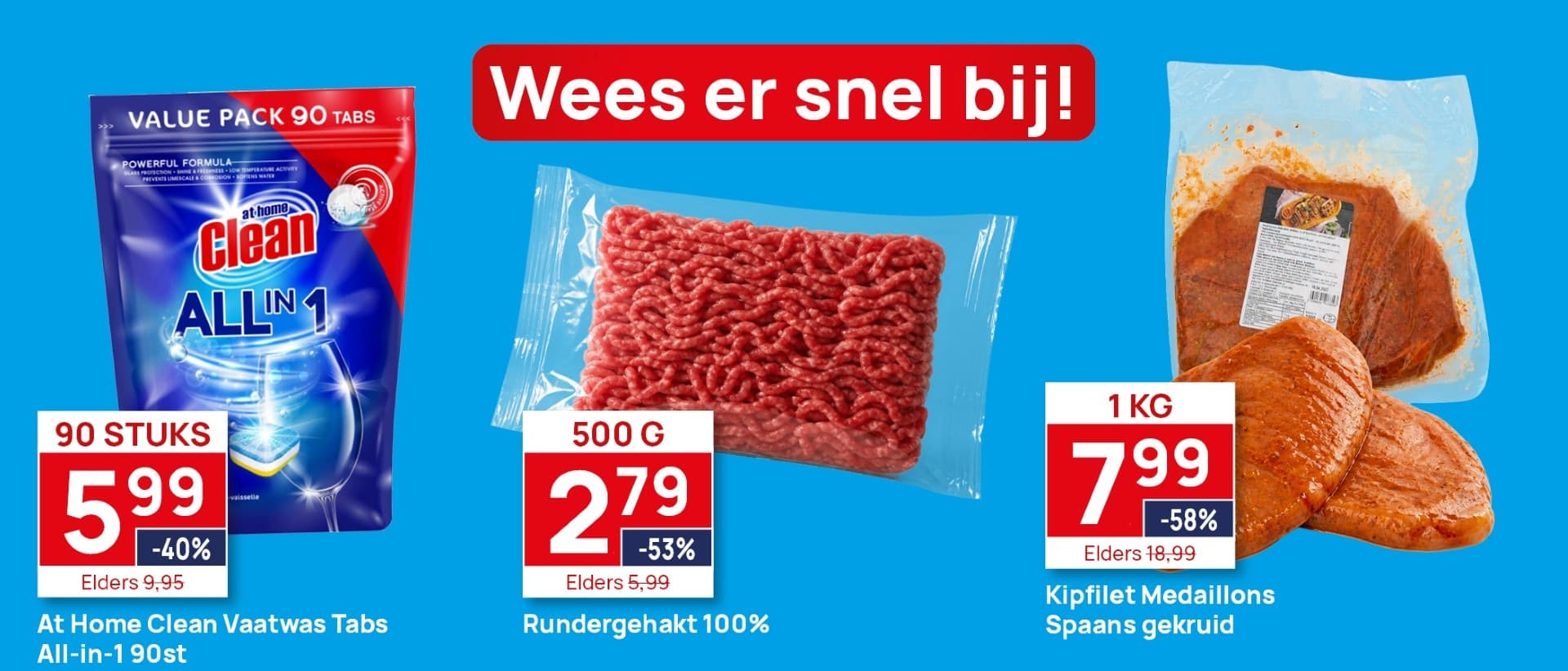 De goedkoopste boodschappen!