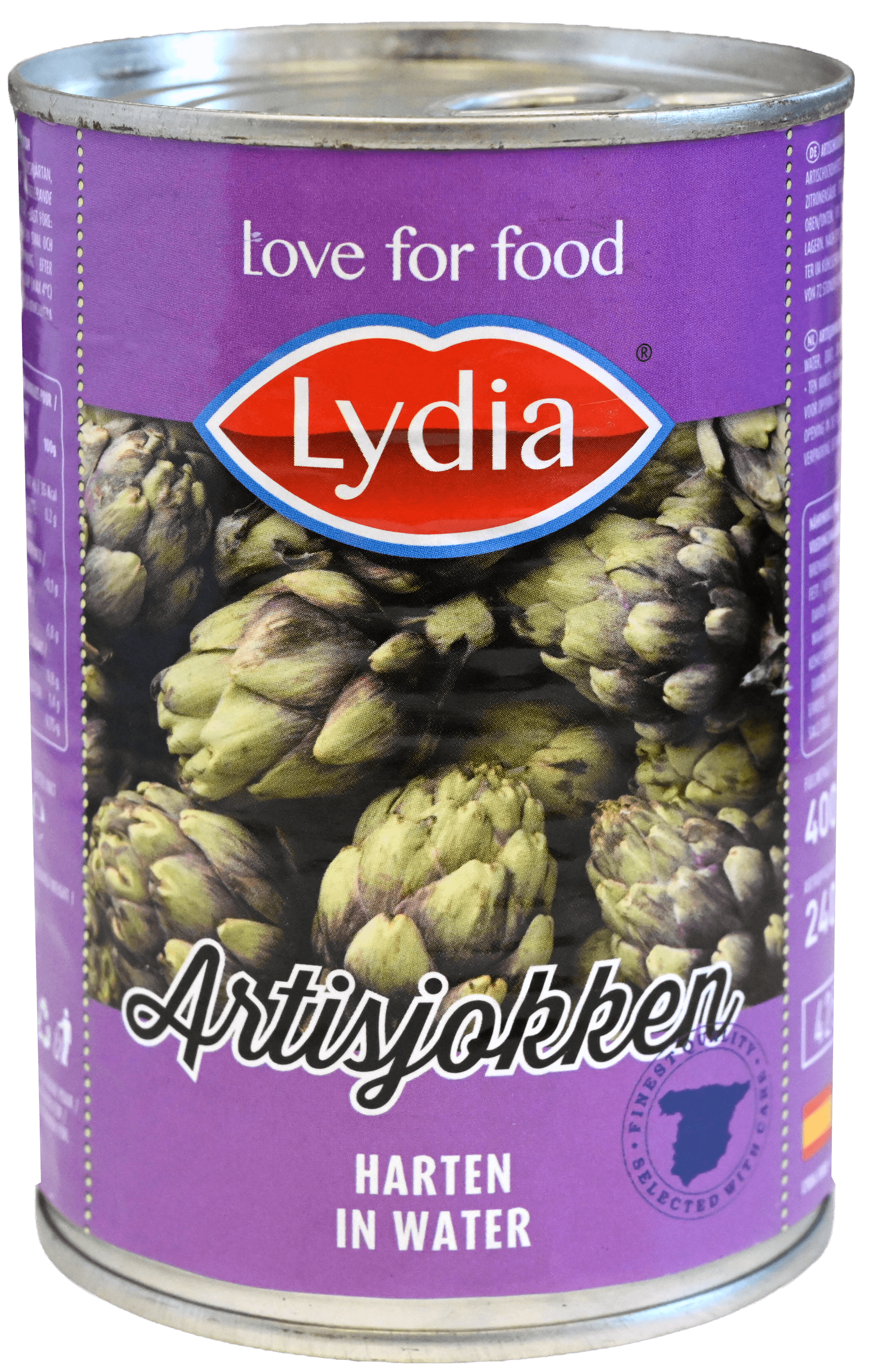Lydia Artisjokkenharten in Water 425ml