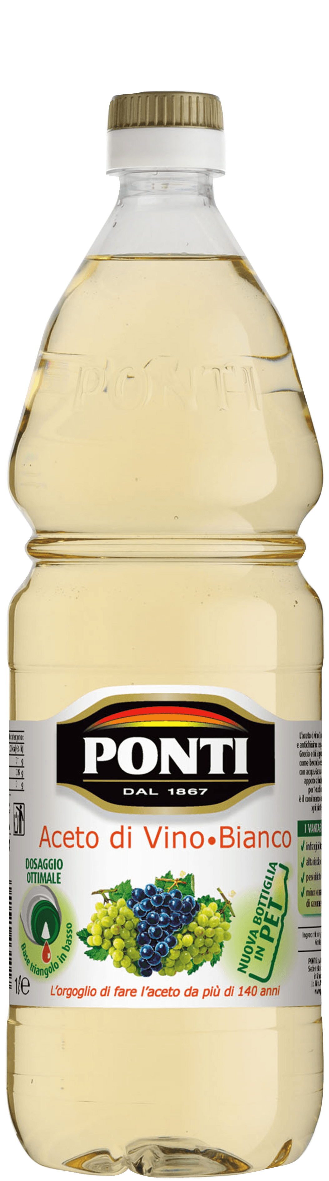 Ponti witte wijnazijn 1L