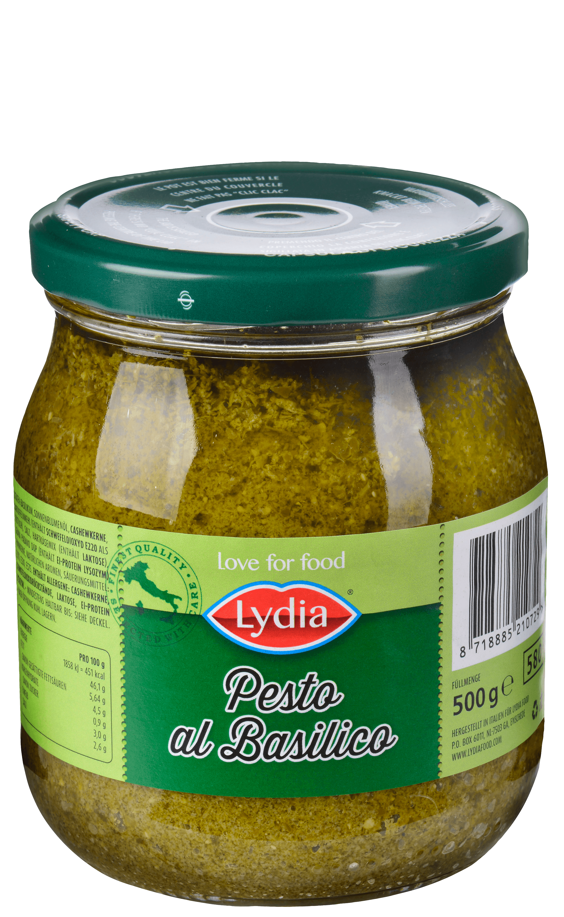 Lydia Pesto met Basilicum 500g