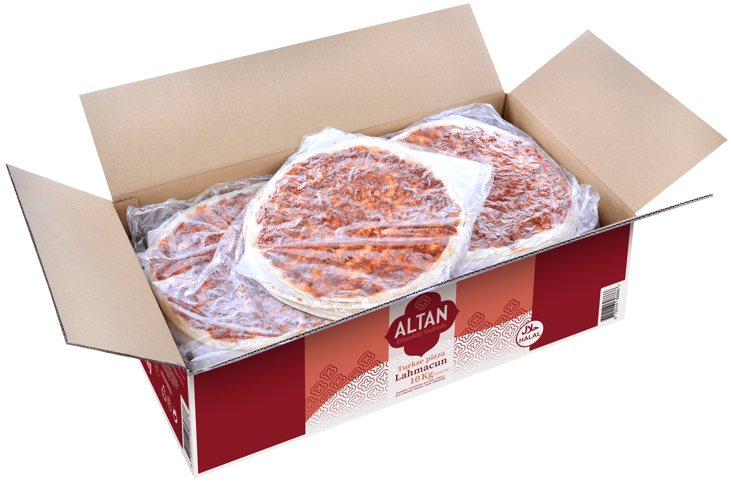 5 stuks Lahmacun 200g