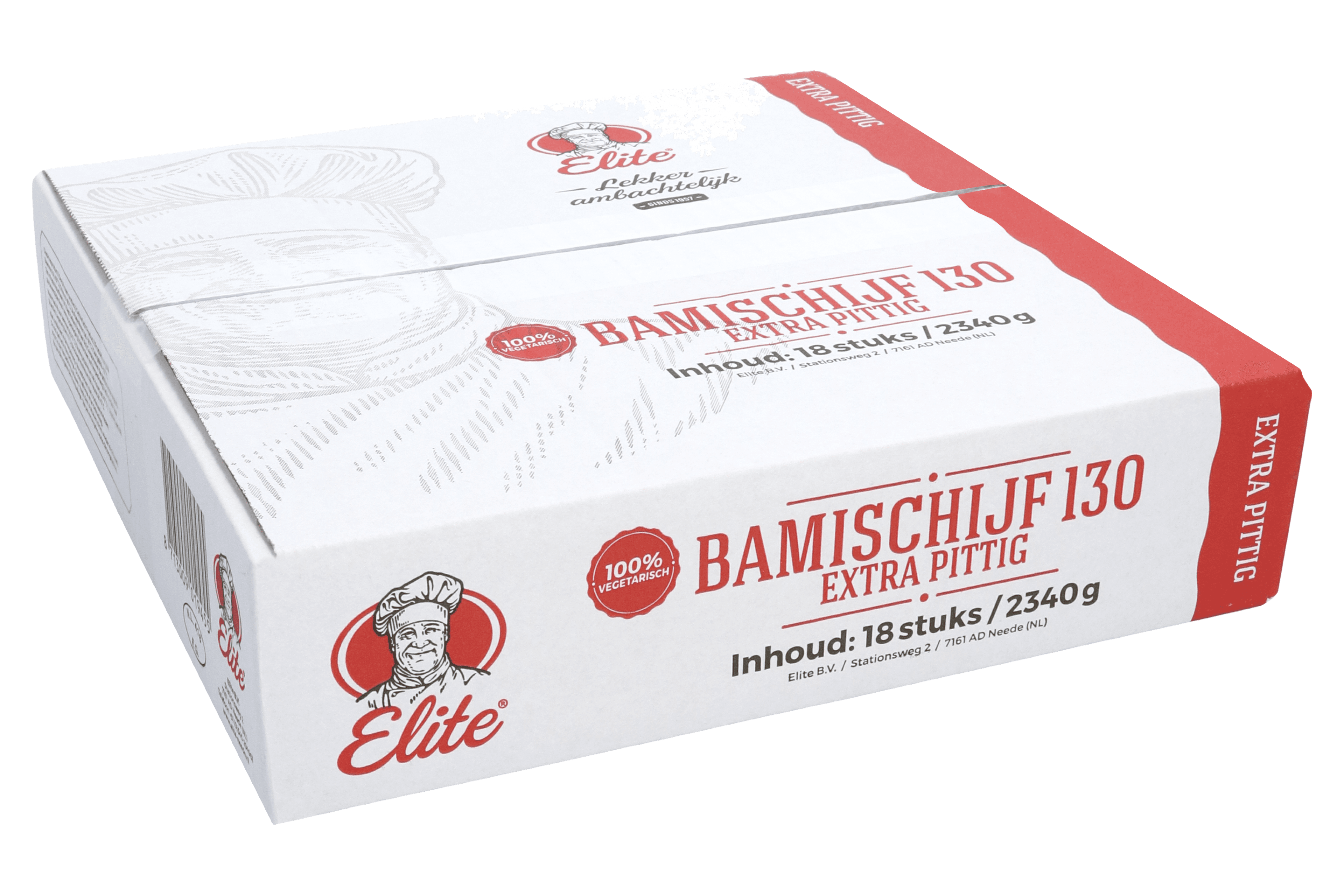 Elite Vega Bamischijf Extra Pittig ca. 18x130g