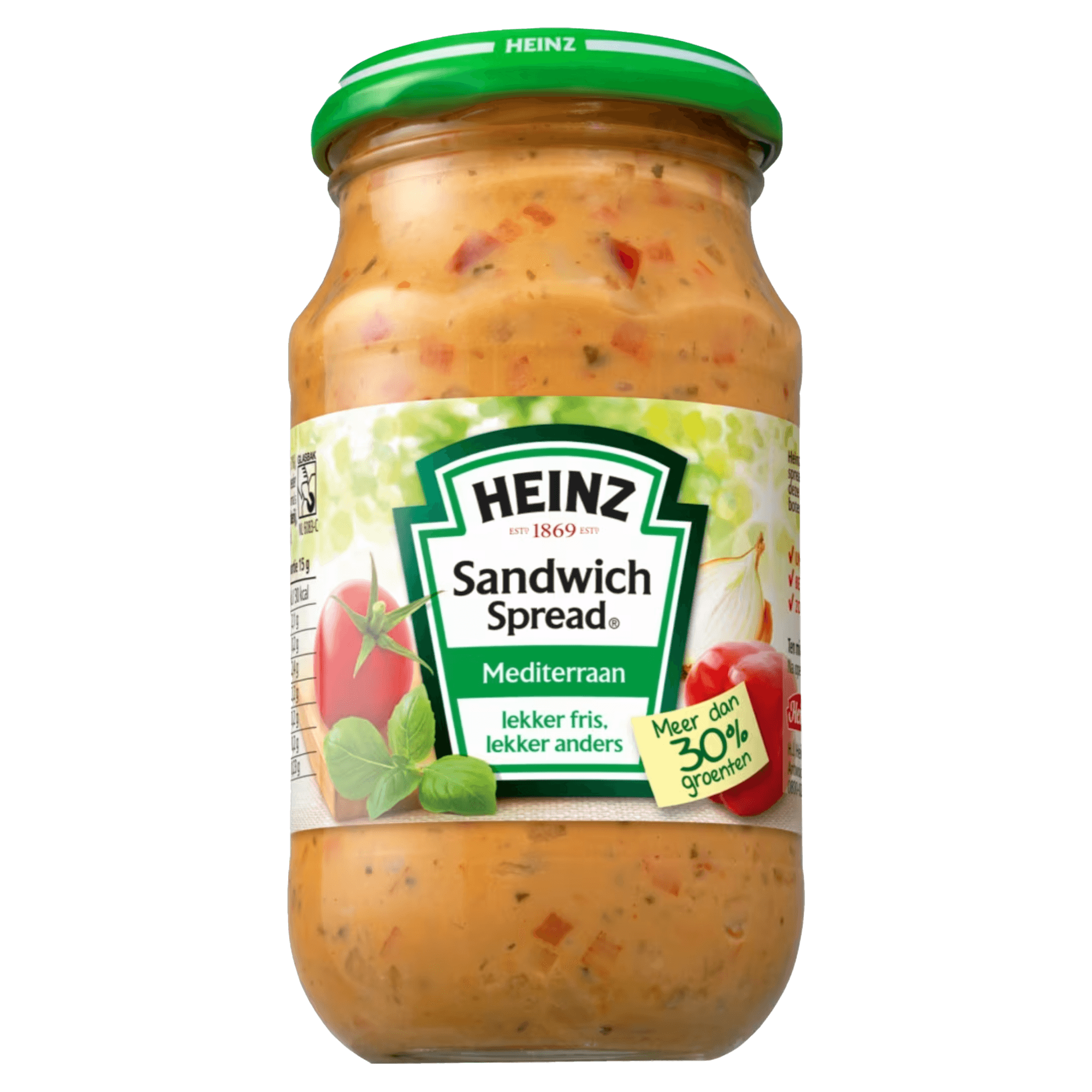 2 potten Heinz Sandwichspread Mediteraan 300g