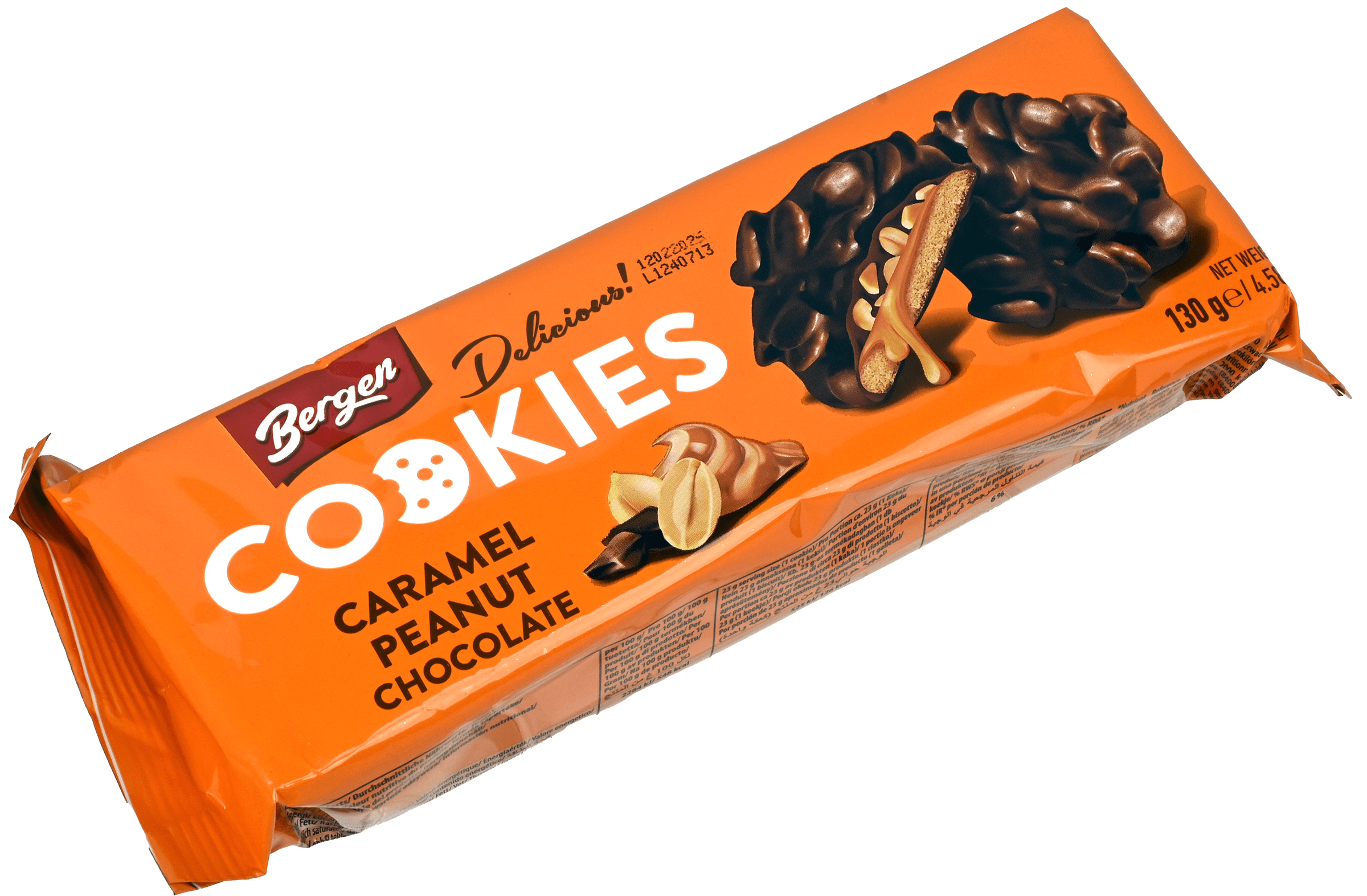 2 pakken Filled Cookies Caramel & Peanut 130g