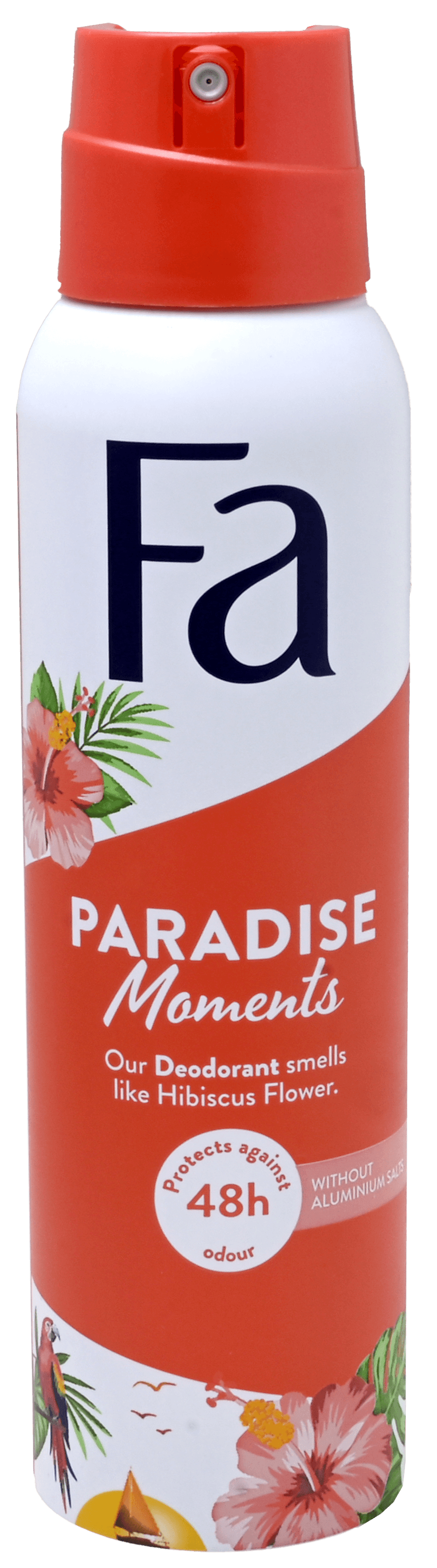 3 bussen Fa Deospray Paradise Moments 150ml