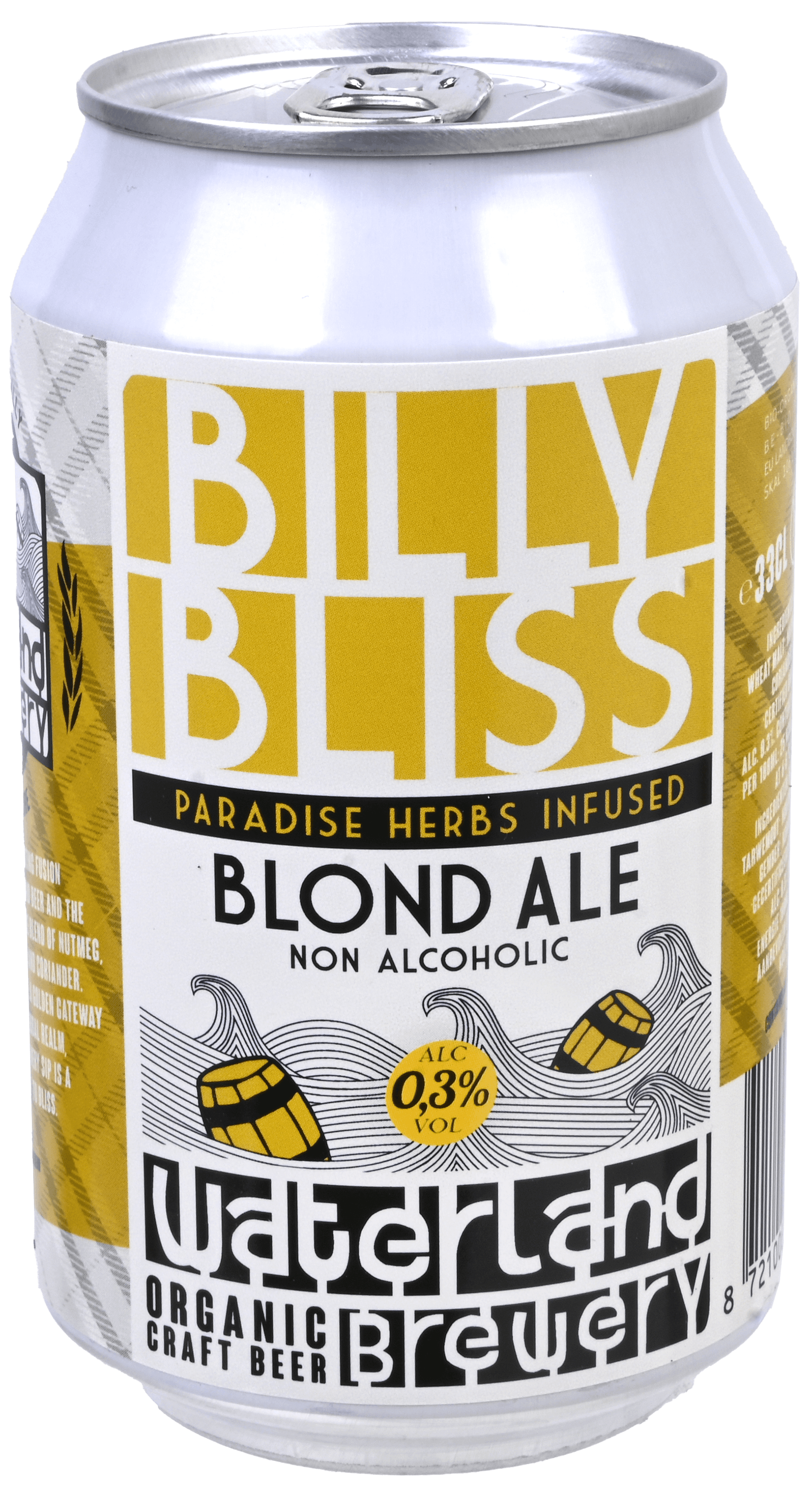 6 blikken Waterland Brewery Billy Bliss Vol. 0,3% 33cl