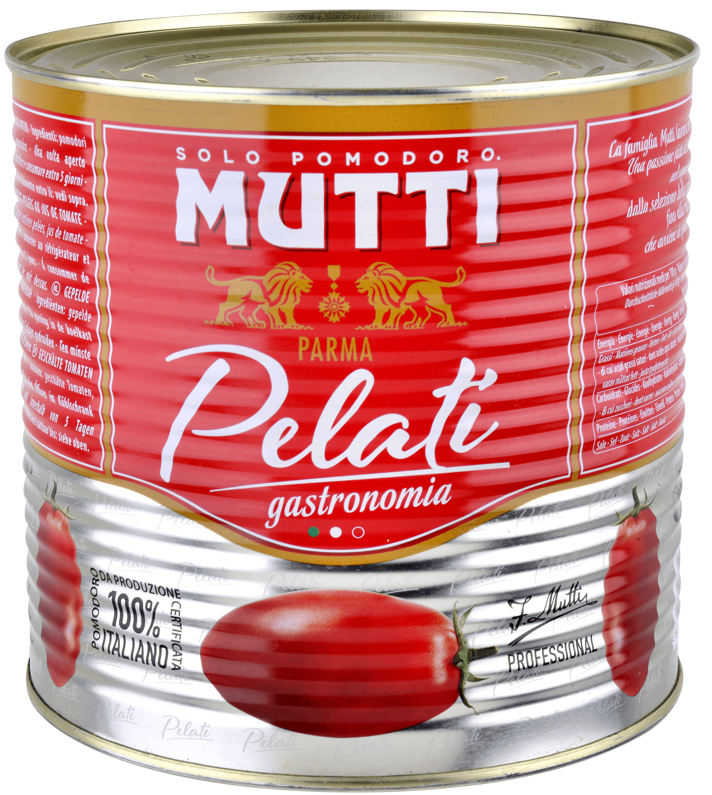 Mutti Gepelde Italiaanse Tomaten 2650ml