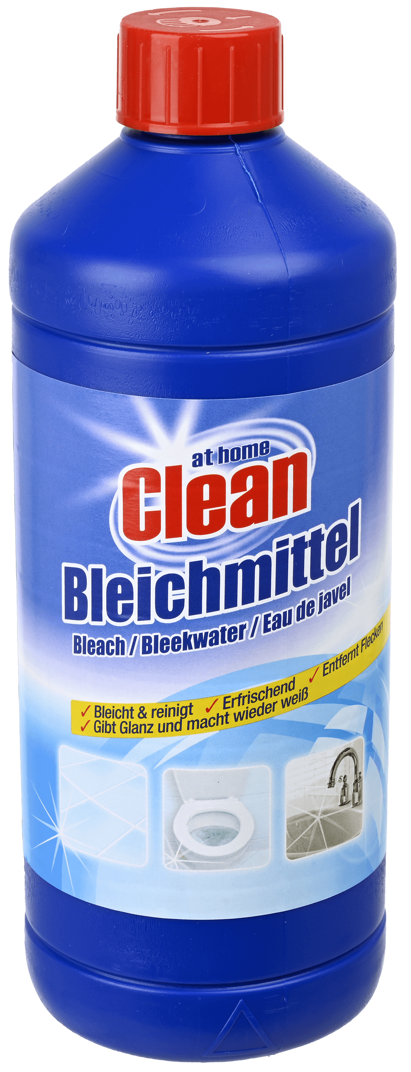2 flessen At Home Clean Bleekmiddel 1L