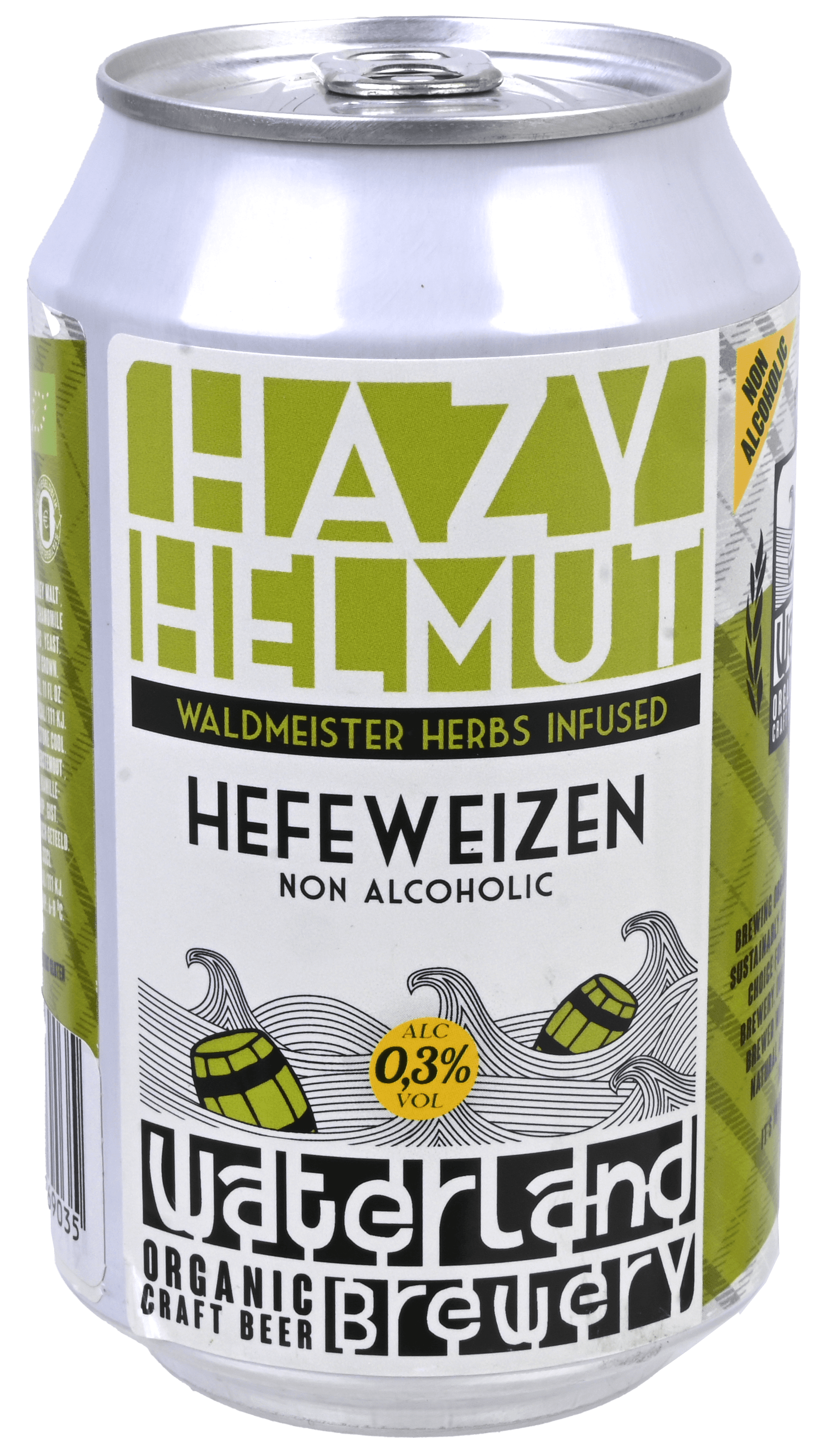 6 blikken Waterland Brewery Hazy Helmut 0,3% Vol. 33cl