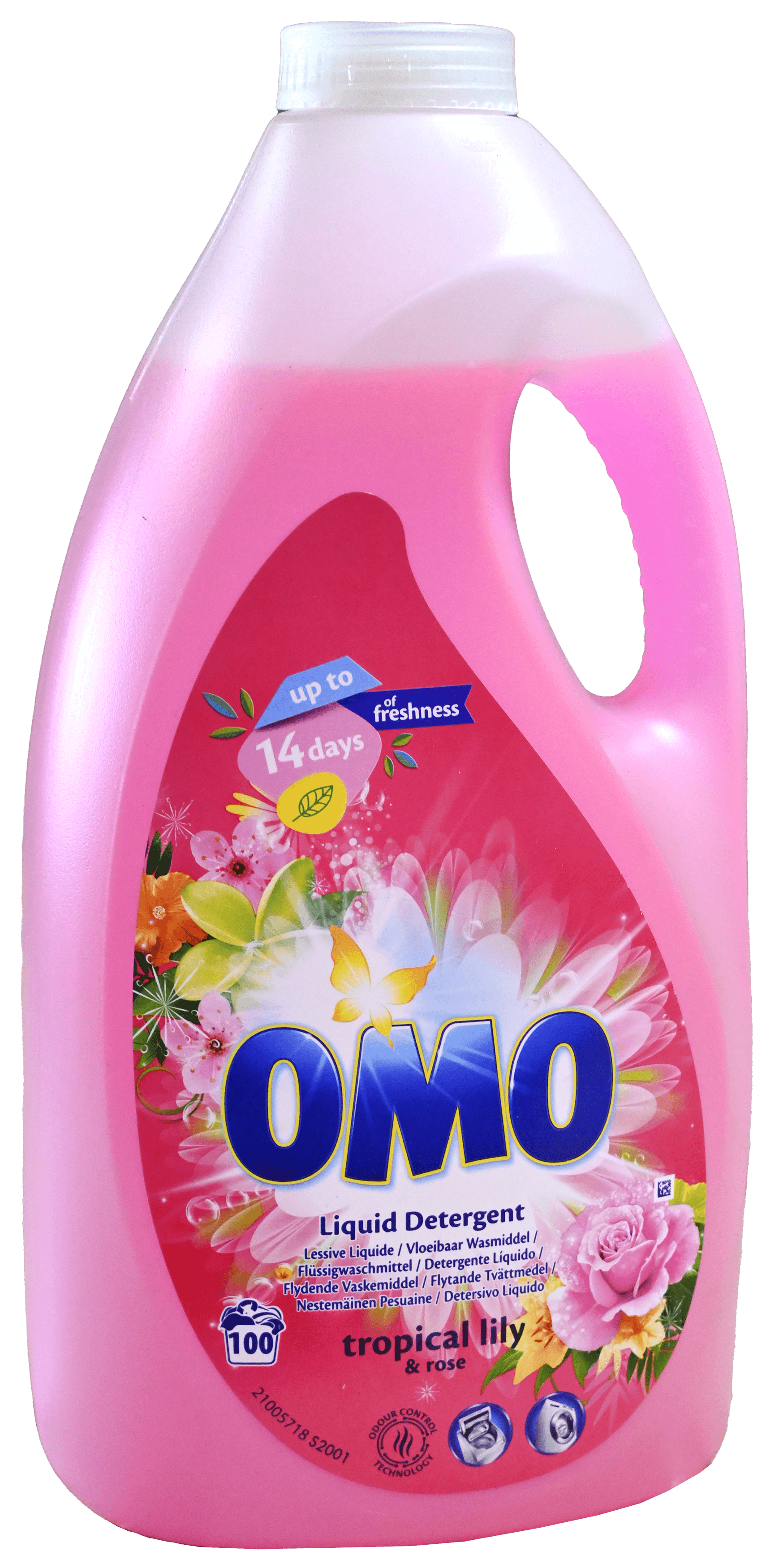 Omo Vloeibaar Wasmiddel Tropical 5L 100sc