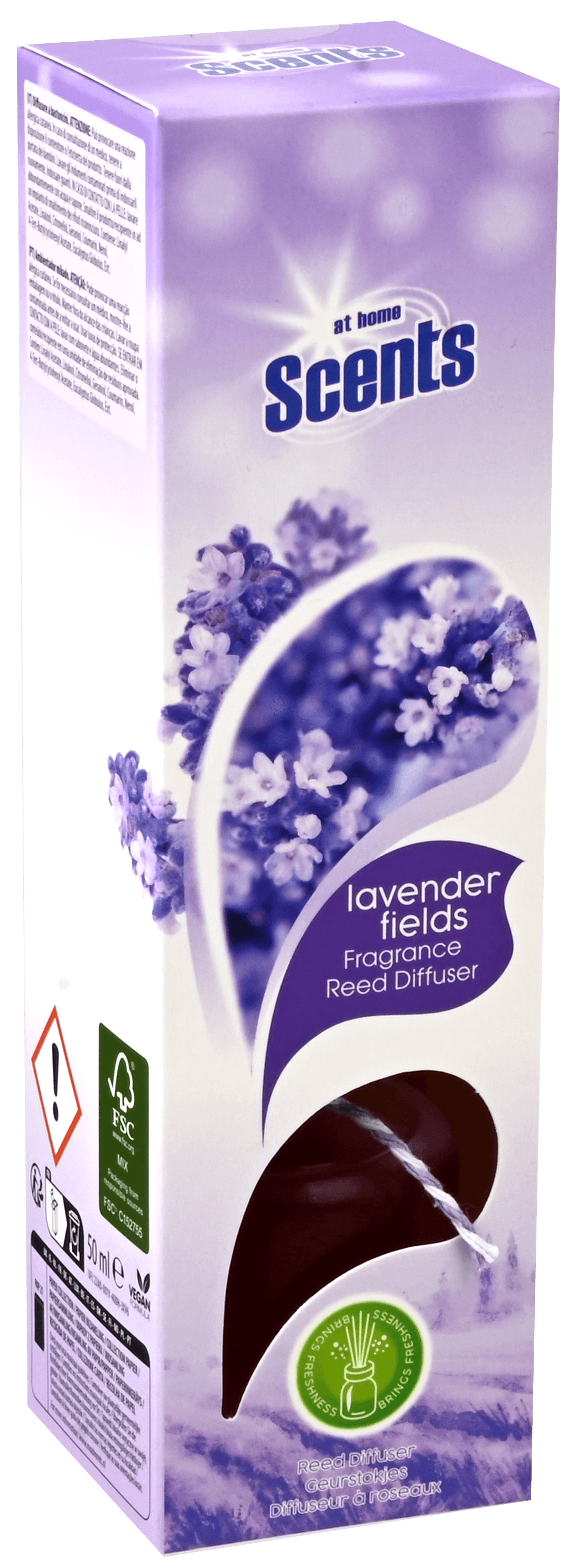 2 pakken At Home Geurstokjes Lavender 50ml