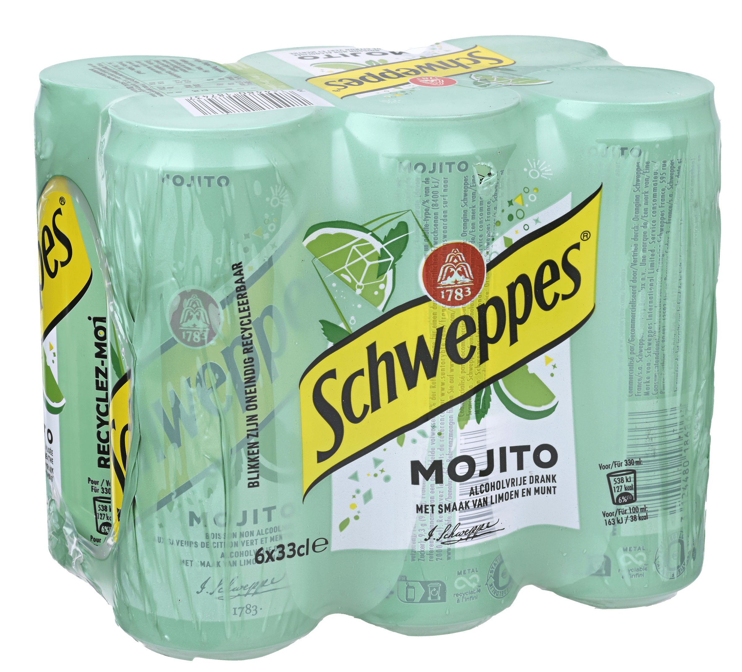 6-Pack Schweppes Mojito 330ml thumbnail 1