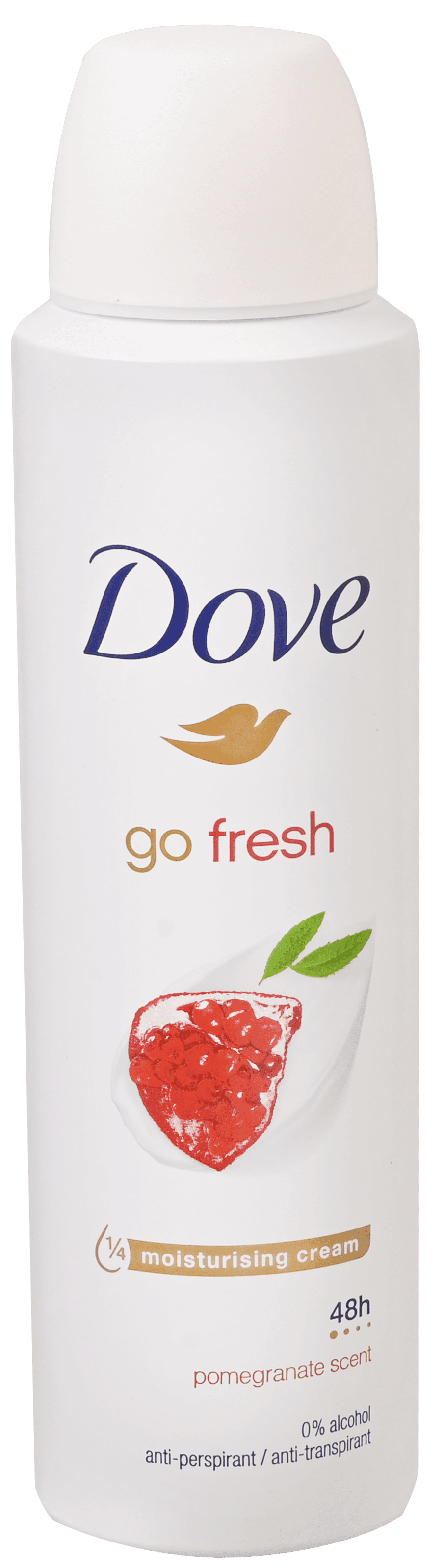 3 bussen Dove Deospray Pomegranate 150ml