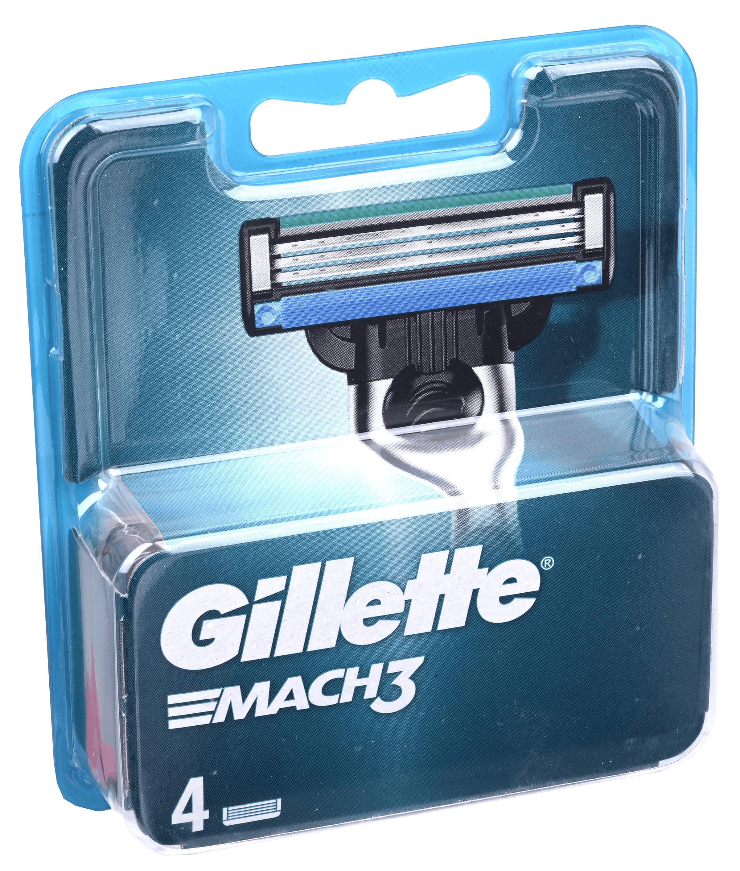 4-Pack Gillette Scheermesjes Mach 3