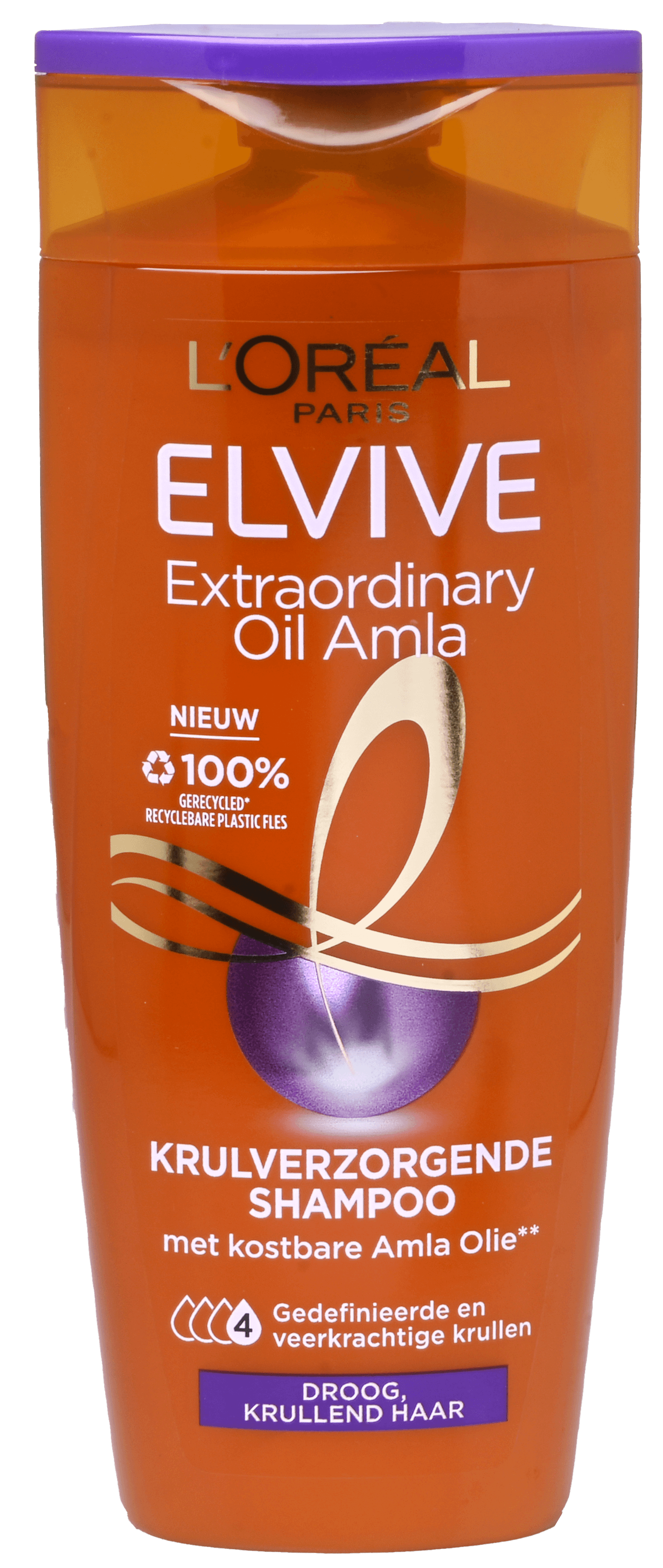 2 flessen Elvive Shampoo Extraordinary Oil Krulverzorging 250ml