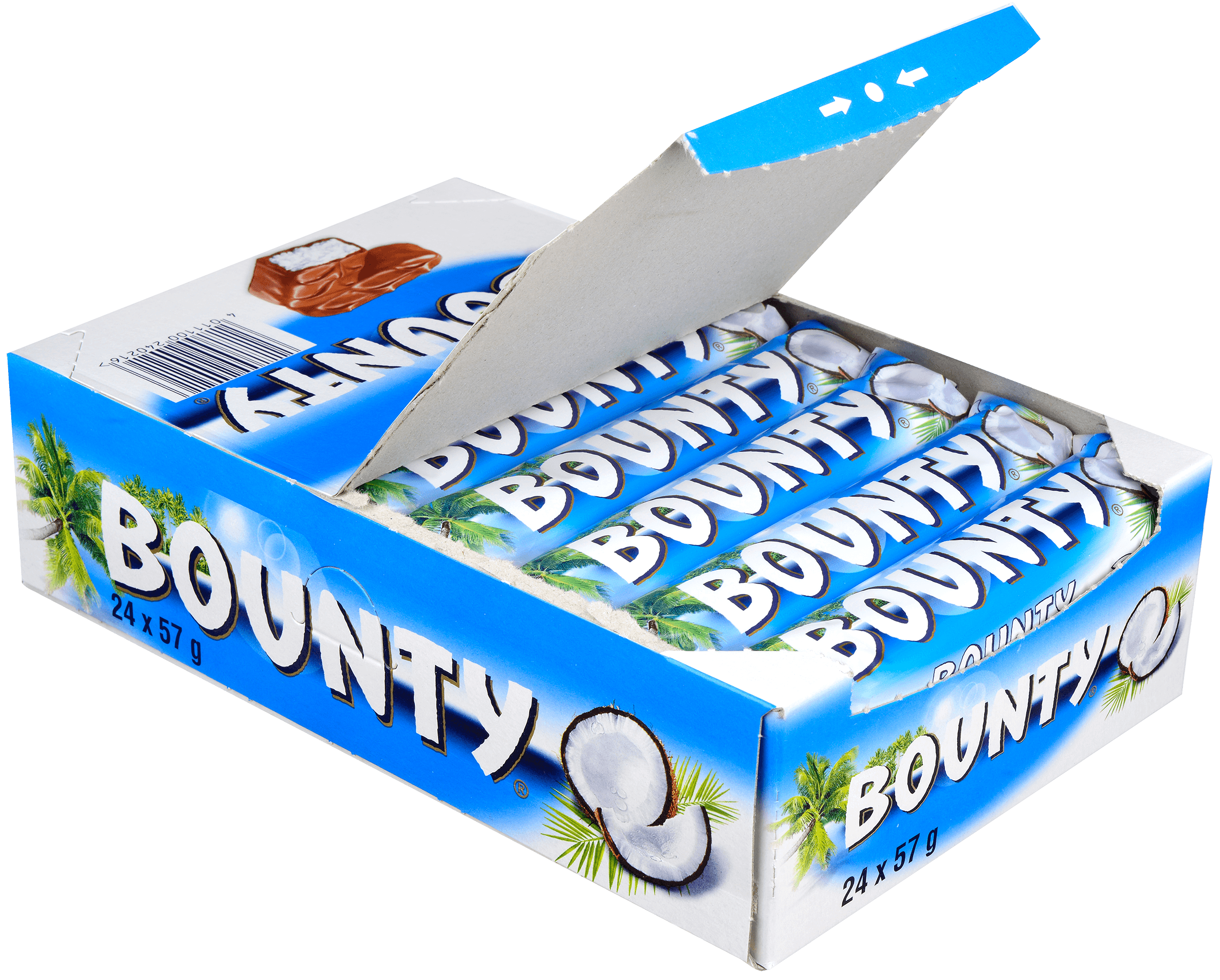 24 stuks Bounty Repen 57g