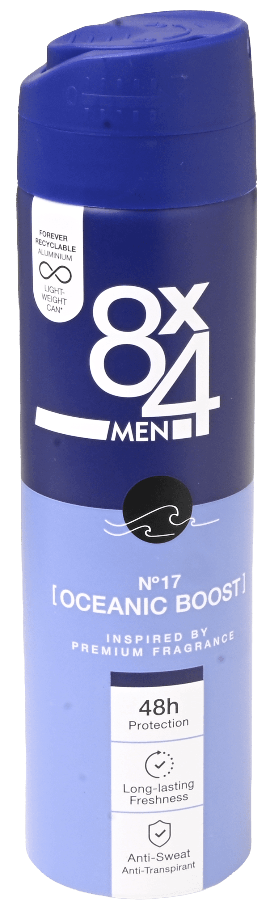 2 bussen 8x4 Deospray Men Oceanic Boost 150ml