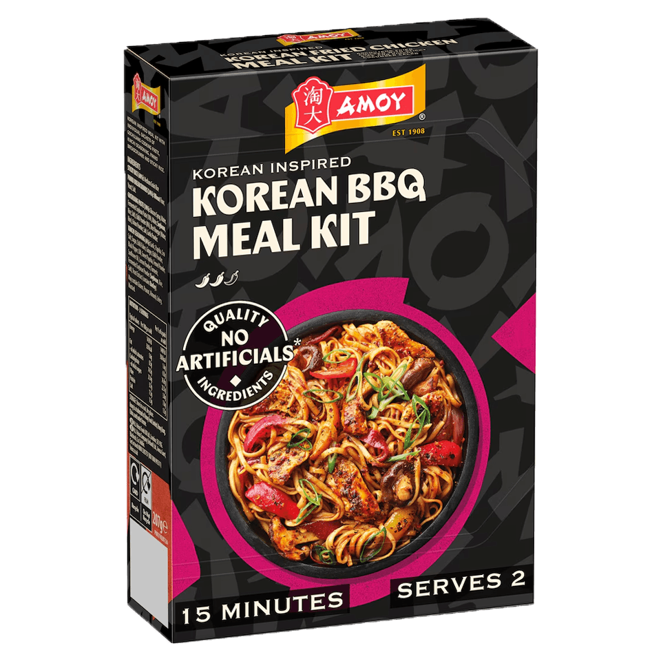 4 pakken Amoy Korean BBQ Meal Kit 237g