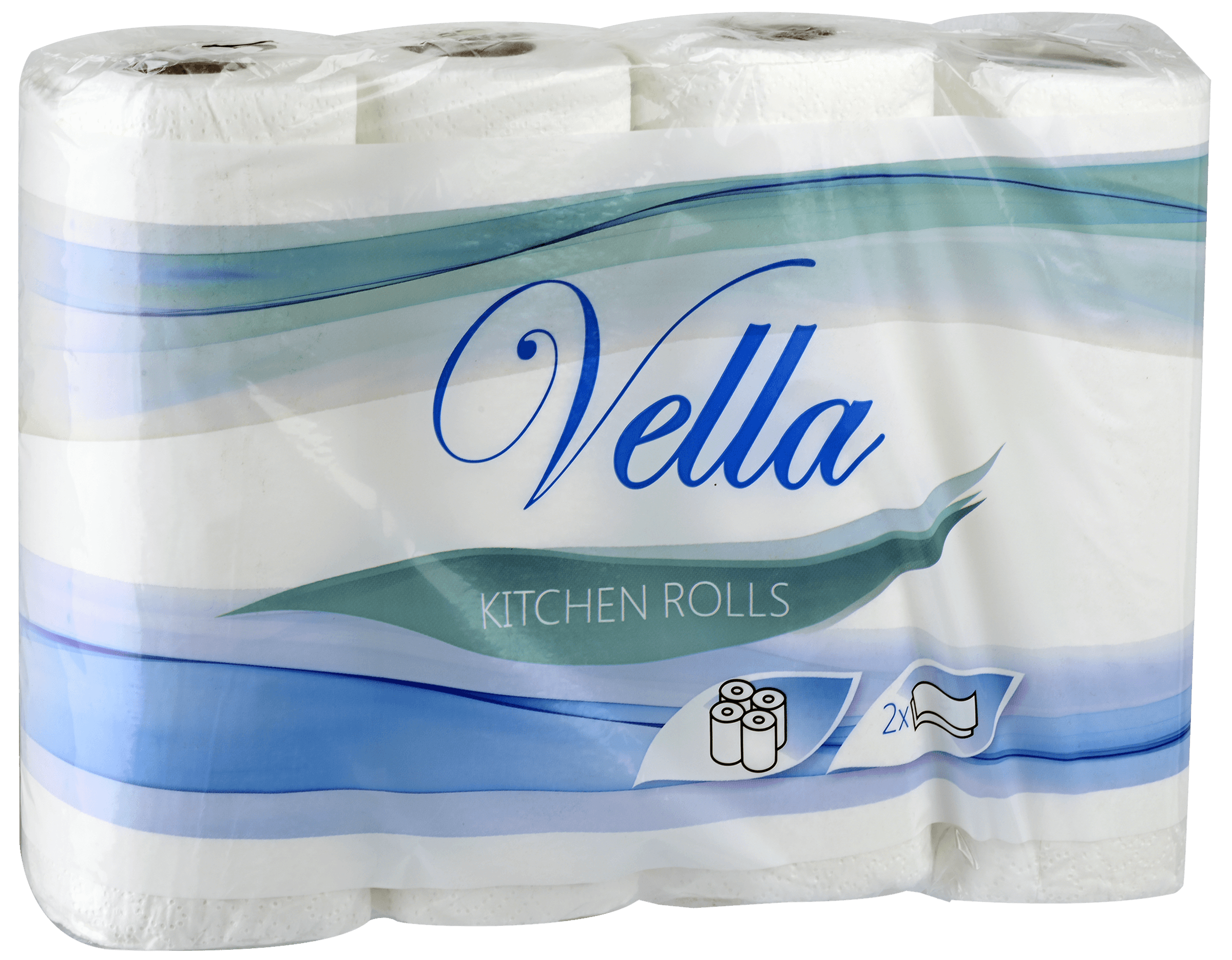 Keukenrollen Classic 2-lg wit 4 rol