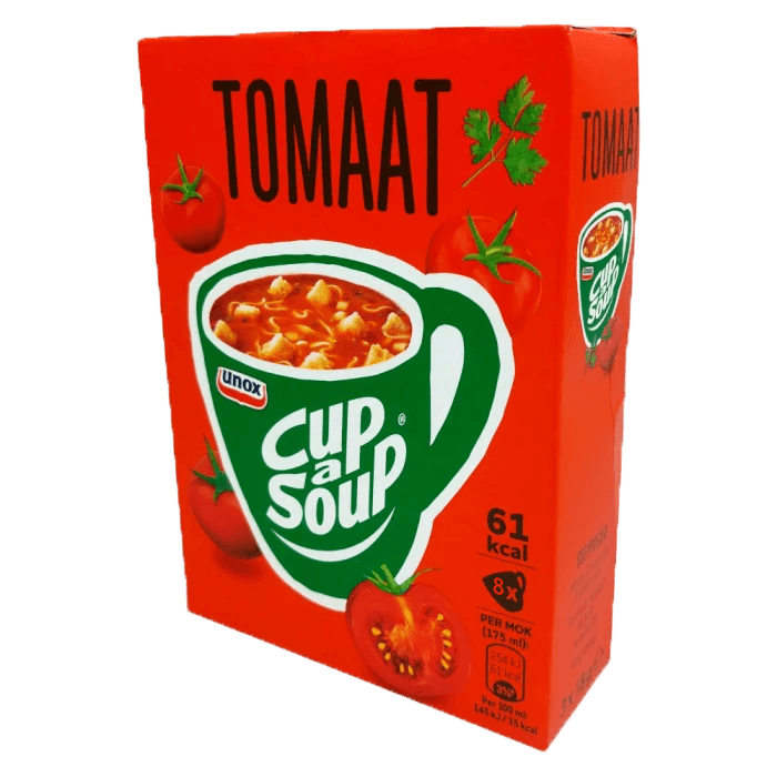 2 pakken UNOX Cup-a-Soup Tomaat 8x18g