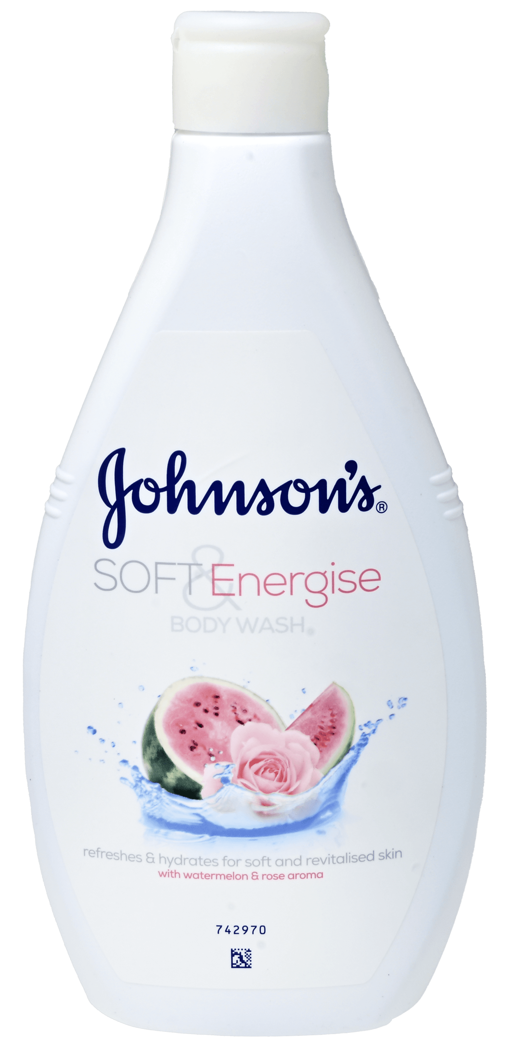 2 flessen Johnson's Douche Soft & Energise 400ml