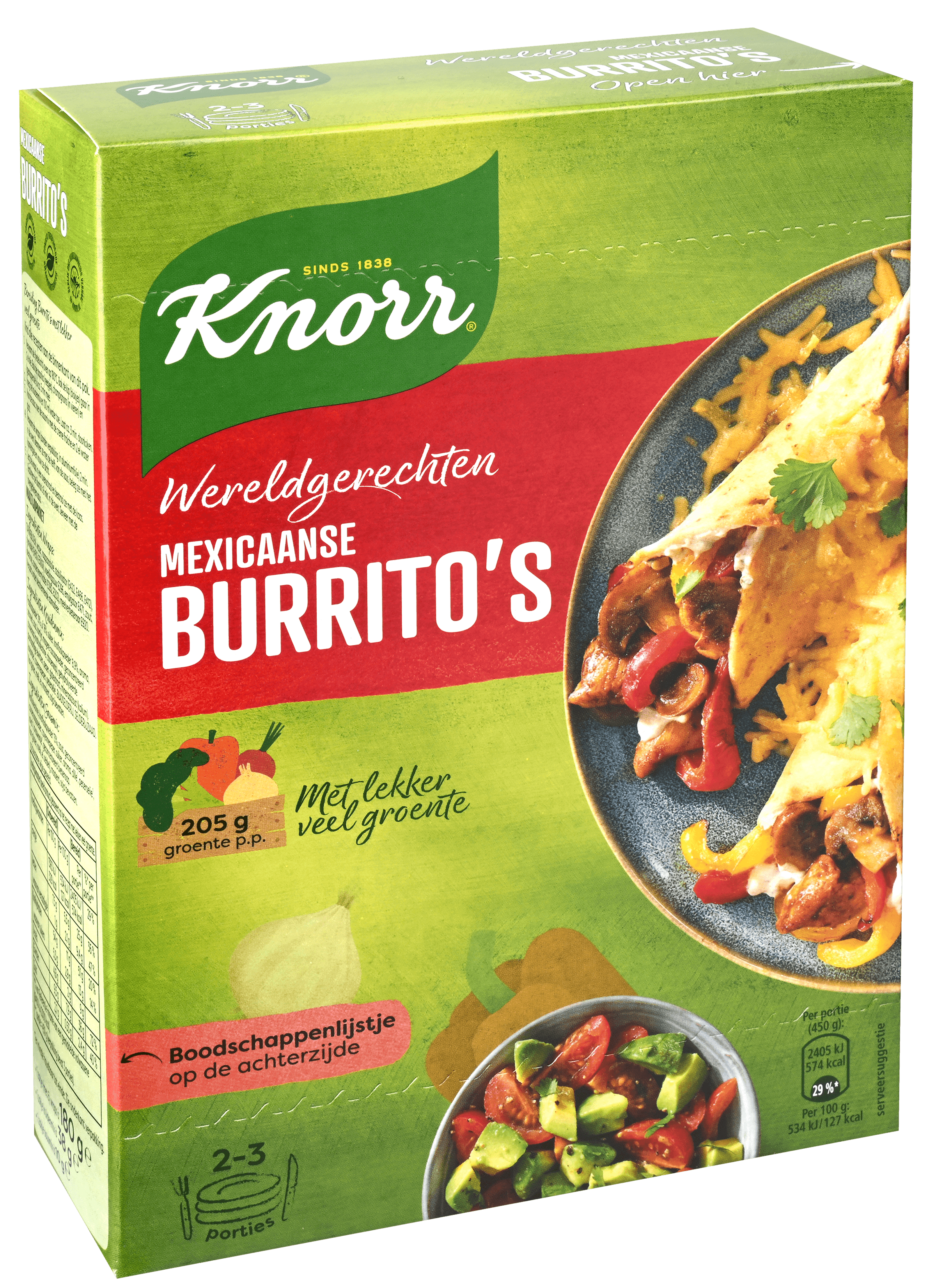 4 pakken Knorr Wereldgerechten 228g