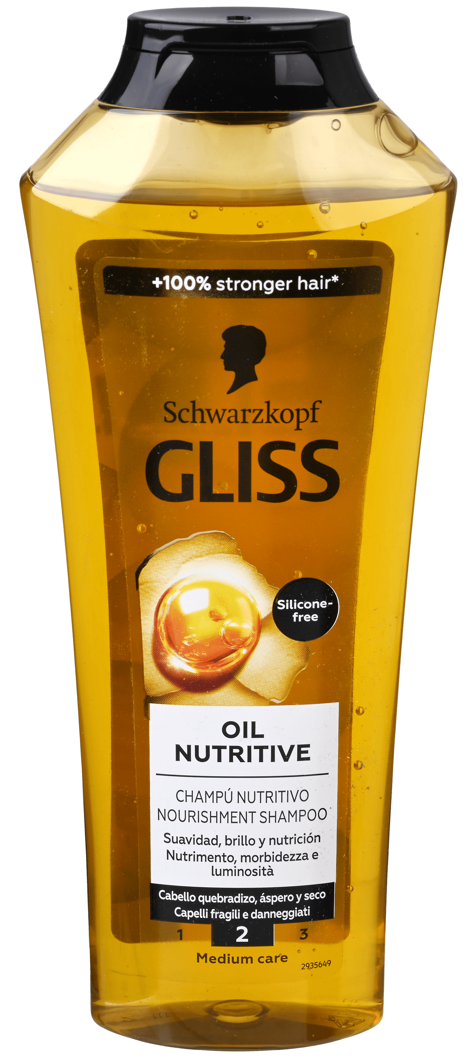 2 flessen Gliss Shampoo Oil Natritive 400ml