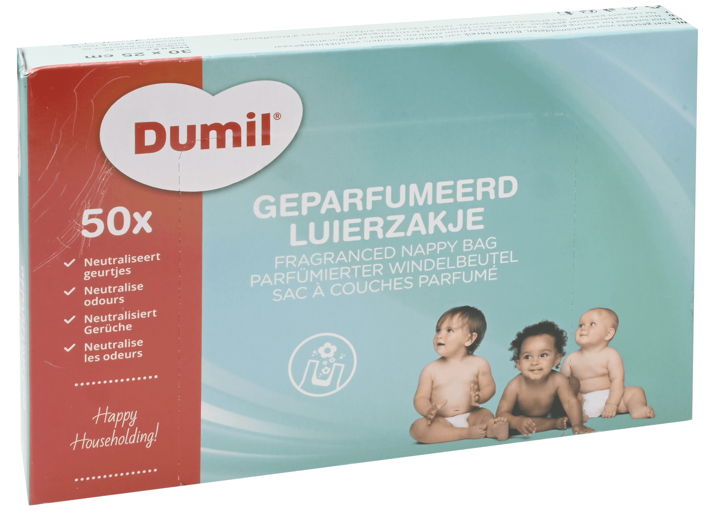 2 pakken Dumil Geparfumeerde Luierzakjes 50st